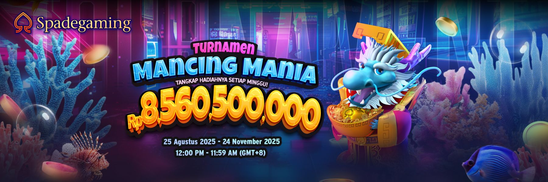 Turnamen Mancing Mania - Spadegaming